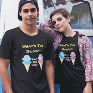 Ice Cream Gender Reveal T-Shirt