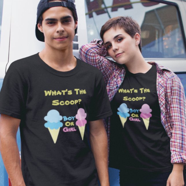Ice Cream Gender Reveal T-Shirt (Creator Uploaded)