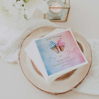 Ice cream Gender Reveal What's The Scoop