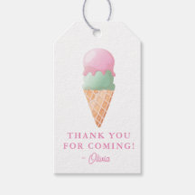 Ice Cream Gift Tags