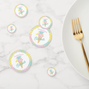 Ice Cream Graduation Party Confetti