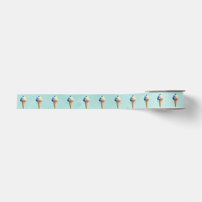 Ice Cream Grosgrain Ribbon (Front)