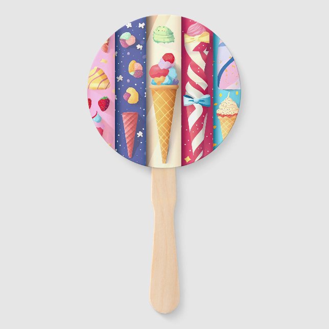 Ice Cream Hand Fan (Front)
