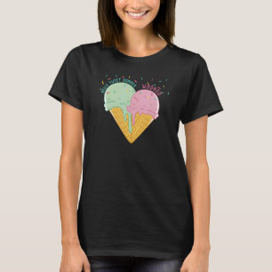Ice Cream Heart Hello Summer Ice Cream  Ice Cream  T-Shirt