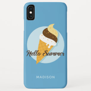 Ice Cream Hello custom name & colour phone cases