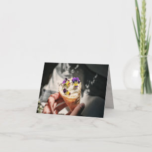 Ice cream invitation card