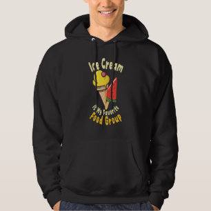 Ice Cream Is My Favorite Food Group Watermelon Ice Hoodie