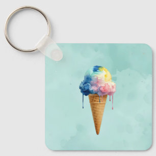 Ice Cream Key Ring