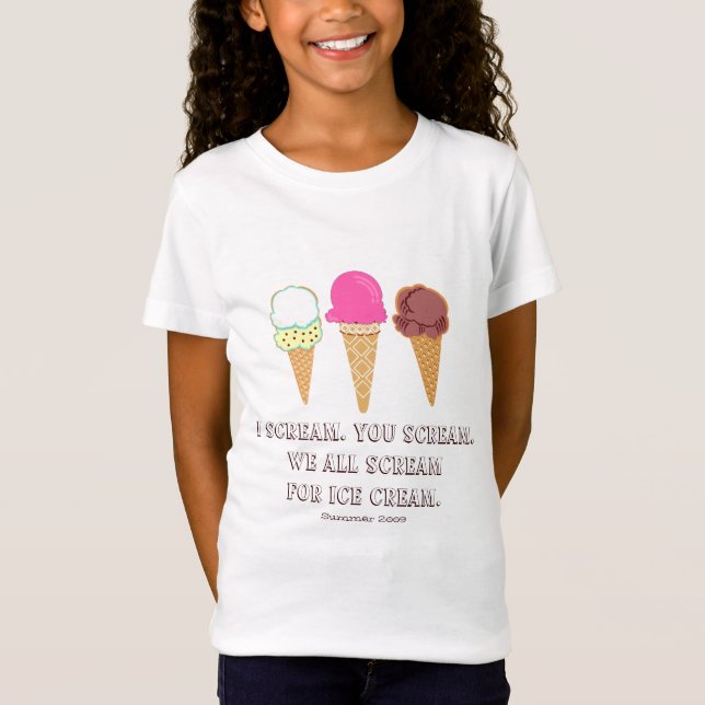 Ice Cream Kids Shirt (Front)