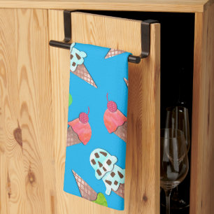 Ice cream Kitchen Towels