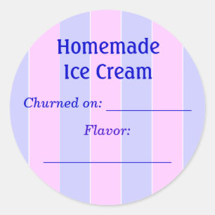 Ice Cream Label