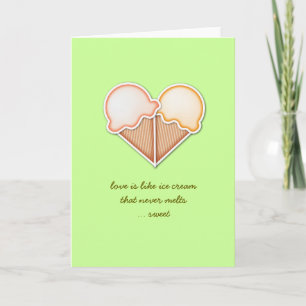 Ice Cream Love Card