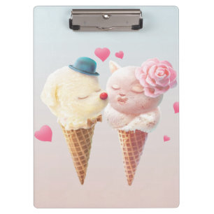 Ice Cream Love Clipboard