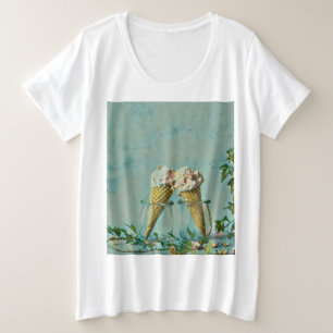 Ice cream lover gift plus size T-Shirt