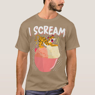 Ice Cream Lover Summer Candy Cone Kawaii I Scream9 T-Shirt