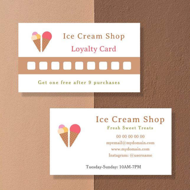 Ice Cream Loyalty Card (Ice Cream Loyalty Card)