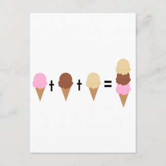 Ice Cream Math Postcard