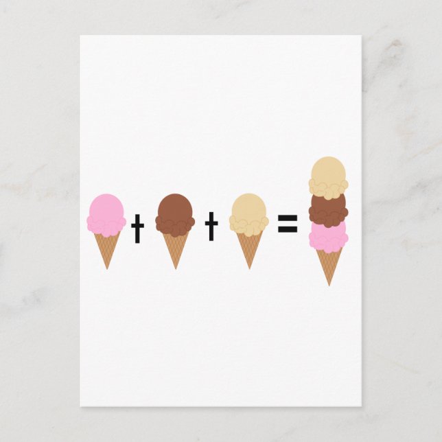 Ice Cream Math Postcard (Front)