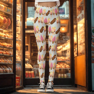 Ice Cream Melting Leggings