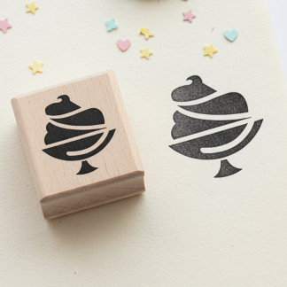 Ice Cream Mini Wooden Art Stamp