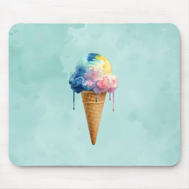 Ice Cream Mouse Pad (Front)