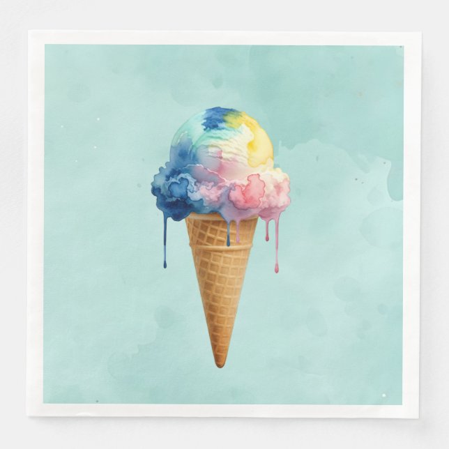 Ice Cream Napkin (Front)