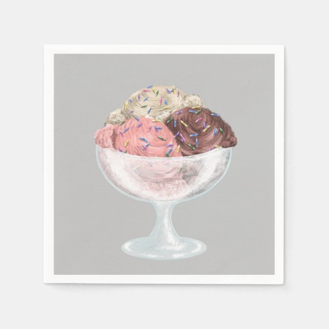 Ice Cream Napkin (Front)