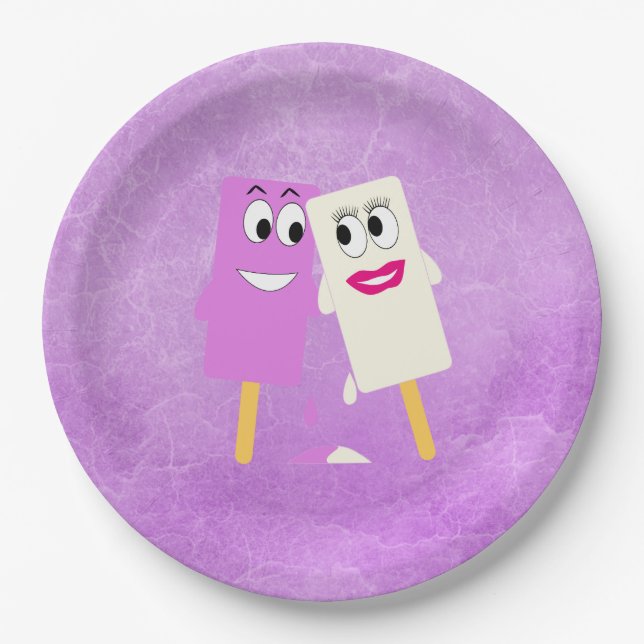 Ice Cream Paper Plate (Front)