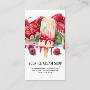 Ice Cream Parlor business card