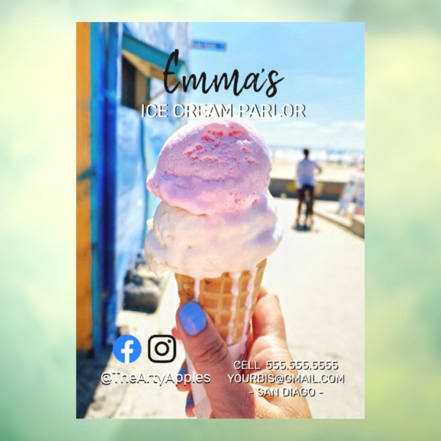 ice Cream parlour van party shop event food  Windo (Sheet 3)