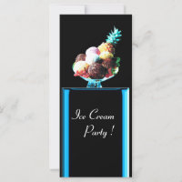 ICE CREAM PARTY - DESERT SHOP,blue red black