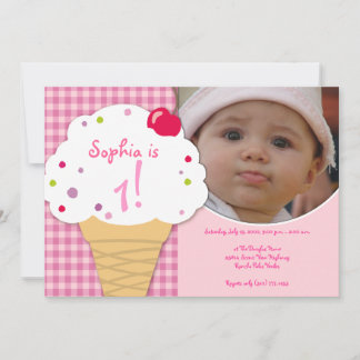 Ice Cream Party invitation