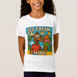 Ice Cream Patrol – Funny Moose Kids’ Summer T-Shir T-Shirt