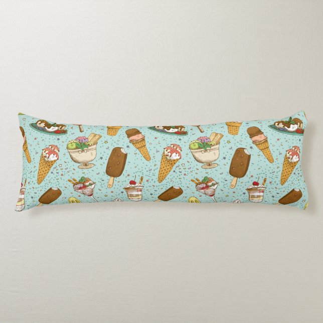 Ice Cream Pattern Body Cushion (Front)