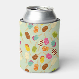 Ice Cream Pattern Can Cooler