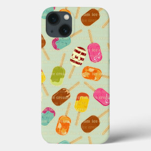 Ice Cream Pattern iPhone 13 Case