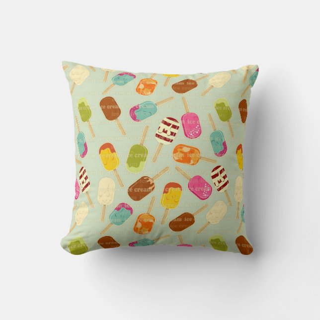 Ice Cream Pattern Cushion (Front)