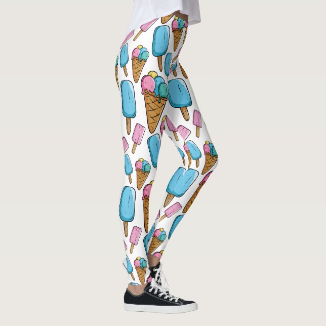 Ice Cream Pattern leggings (Right)