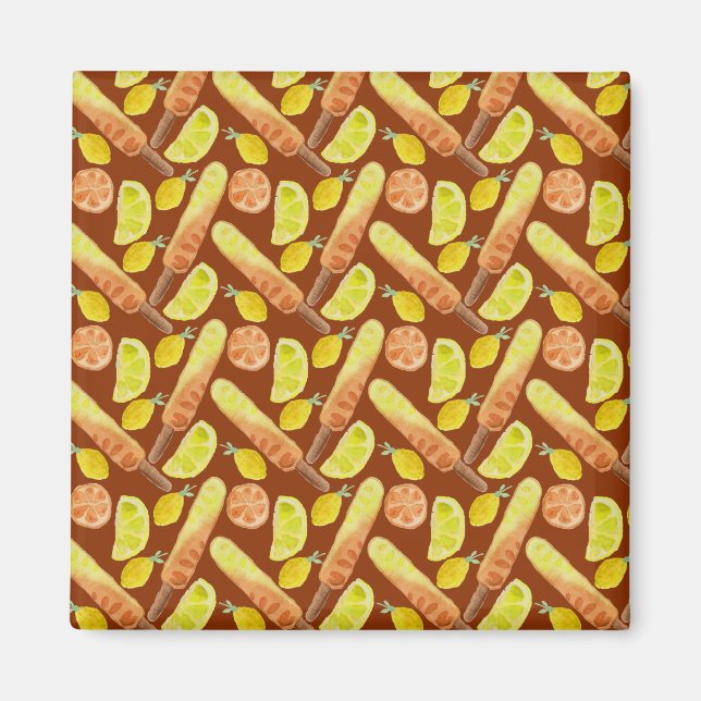 Ice cream pattern | Lollies pattern | lollipop 11 Magnet (Front)