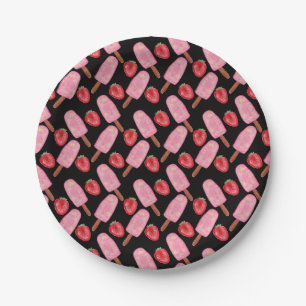 Ice cream pattern   Lollies pattern   lollipop 13 Paper Plate