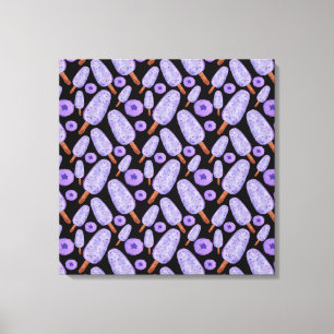 Ice cream pattern Lollies pattern lollipop 14 Canvas Print