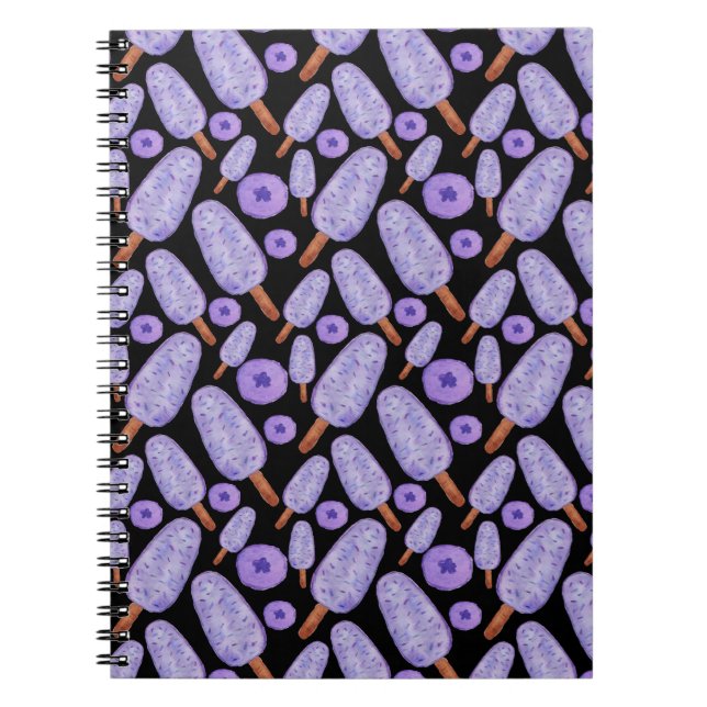 Ice cream pattern | Lollies pattern | lollipop 14 Notebook (Front)