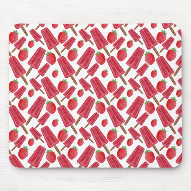 Ice cream pattern | Lollies pattern | lollipop 16 Mouse Pad (Front)