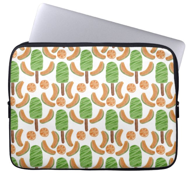 Ice cream pattern | Lollies pattern | lollipop 17 Laptop Sleeve (Front)