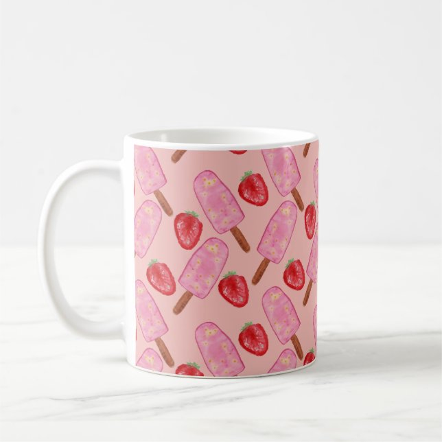 Ice cream pattern | Lollies pattern | lollipop 19 Coffee Mug (Left)