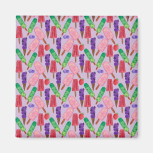 Ice cream pattern   Lollies pattern   lollipop 21 Magnet