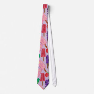 Ice cream pattern   Lollies pattern   lollipop 21 Tie