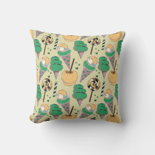 Ice cream pattern   Lollies pattern   lollipop 25 Cushion