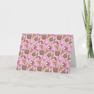 Ice cream pattern   Lollies pattern   lollipop 26 Card