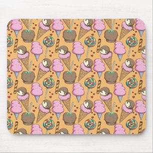 Ice cream pattern   Lollies pattern   lollipop 26 Mouse Pad